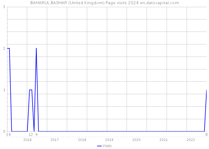 BAHARUL BASHAR (United Kingdom) Page visits 2024 