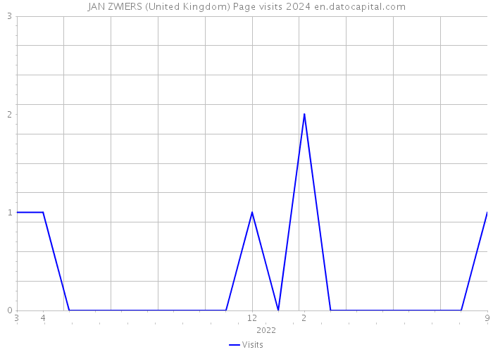 JAN ZWIERS (United Kingdom) Page visits 2024 