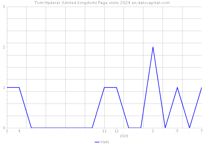 Tom Haderer (United Kingdom) Page visits 2024 