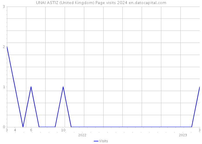 UNAI ASTIZ (United Kingdom) Page visits 2024 