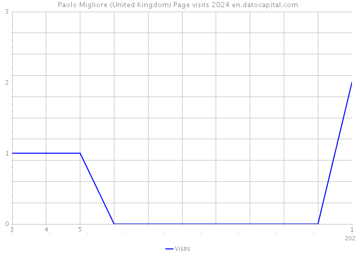 Paolo Migliore (United Kingdom) Page visits 2024 