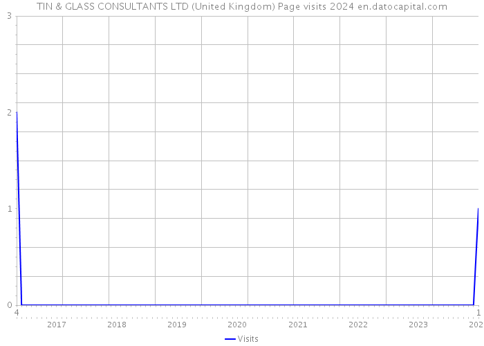 TIN & GLASS CONSULTANTS LTD (United Kingdom) Page visits 2024 