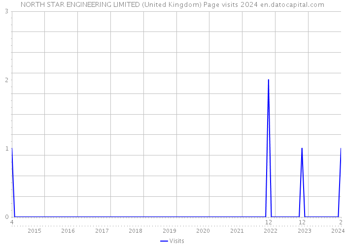 NORTH STAR ENGINEERING LIMITED (United Kingdom) Page visits 2024 