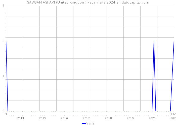 SAWSAN ASFARI (United Kingdom) Page visits 2024 