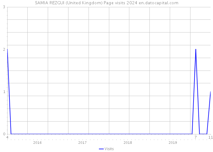 SAMIA REZGUI (United Kingdom) Page visits 2024 