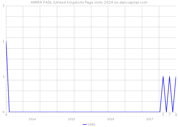 AMIRA FADL (United Kingdom) Page visits 2024 