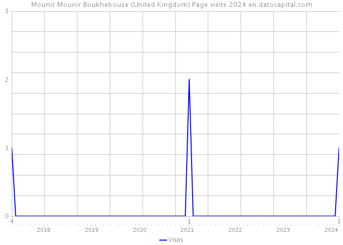 Mounir Mounir Boukhebouse (United Kingdom) Page visits 2024 