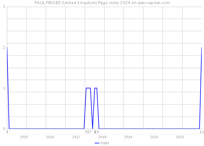 PAUL FEKKES (United Kingdom) Page visits 2024 