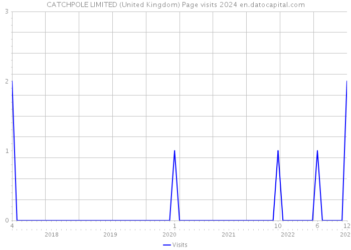 CATCHPOLE LIMITED (United Kingdom) Page visits 2024 