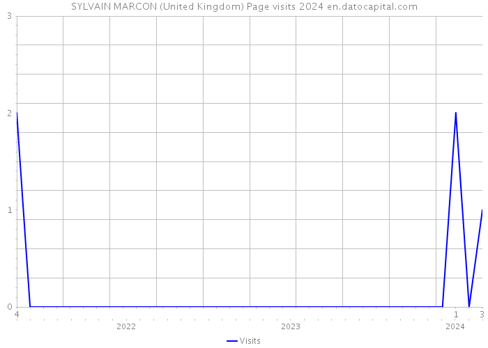 SYLVAIN MARCON (United Kingdom) Page visits 2024 