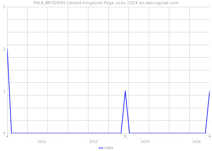 PAUL BRYDSON (United Kingdom) Page visits 2024 