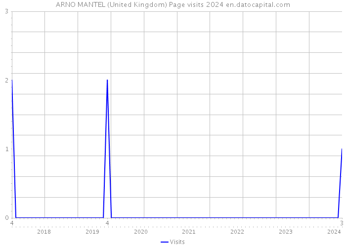 ARNO MANTEL (United Kingdom) Page visits 2024 