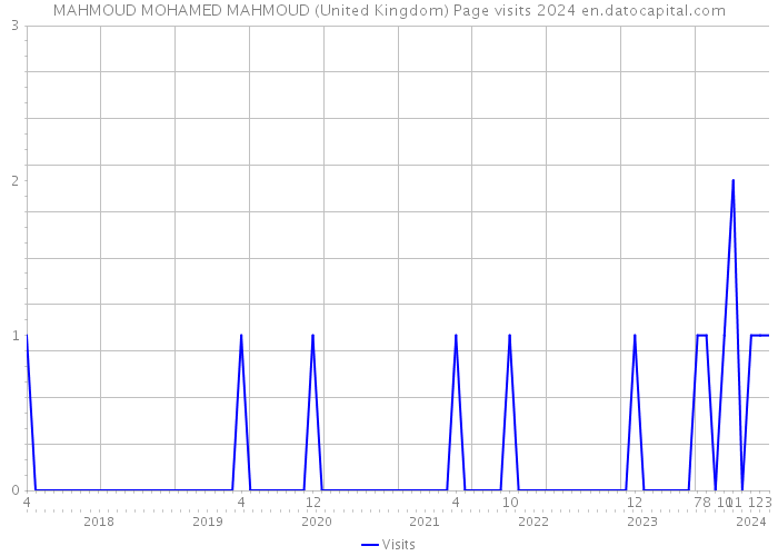 MAHMOUD MOHAMED MAHMOUD (United Kingdom) Page visits 2024 