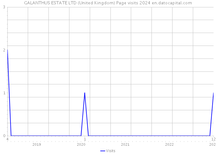 GALANTHUS ESTATE LTD (United Kingdom) Page visits 2024 