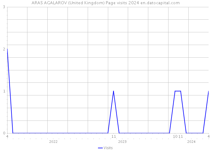 ARAS AGALAROV (United Kingdom) Page visits 2024 