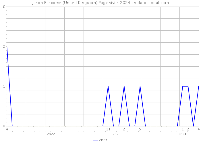 Jason Bascome (United Kingdom) Page visits 2024 