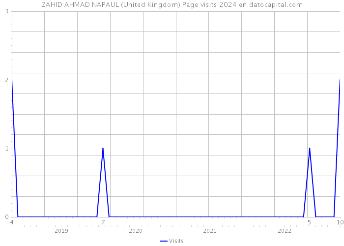 ZAHID AHMAD NAPAUL (United Kingdom) Page visits 2024 