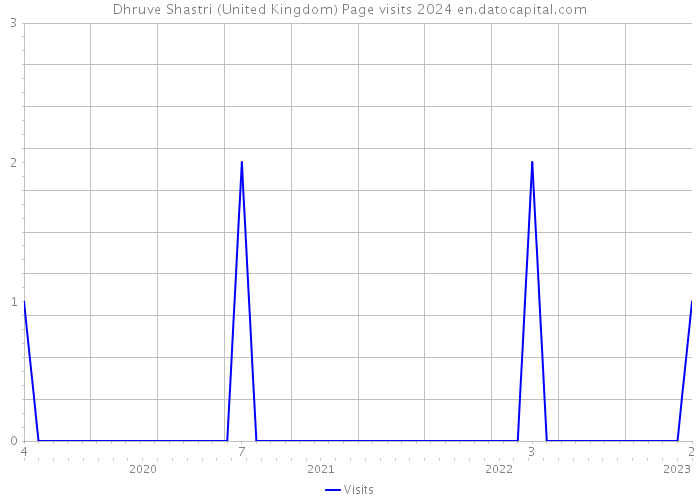 Dhruve Shastri (United Kingdom) Page visits 2024 