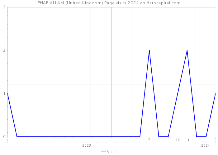 EHAB ALLAM (United Kingdom) Page visits 2024 