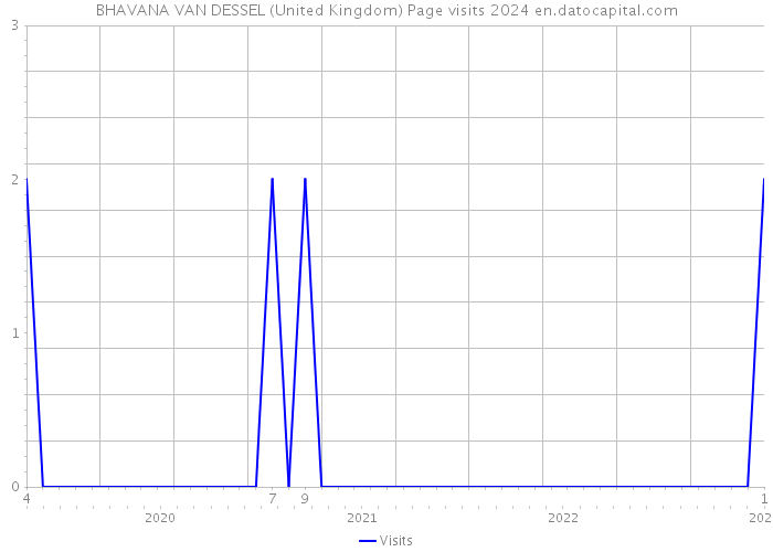 BHAVANA VAN DESSEL (United Kingdom) Page visits 2024 