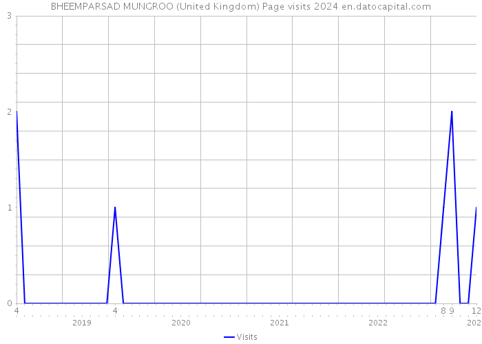 BHEEMPARSAD MUNGROO (United Kingdom) Page visits 2024 