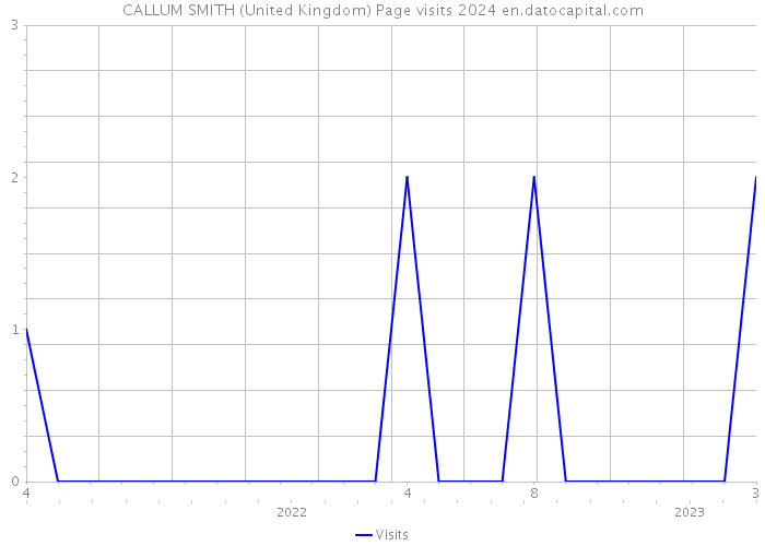 CALLUM SMITH (United Kingdom) Page visits 2024 