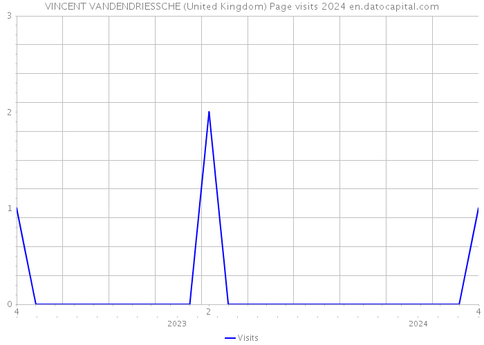 VINCENT VANDENDRIESSCHE (United Kingdom) Page visits 2024 