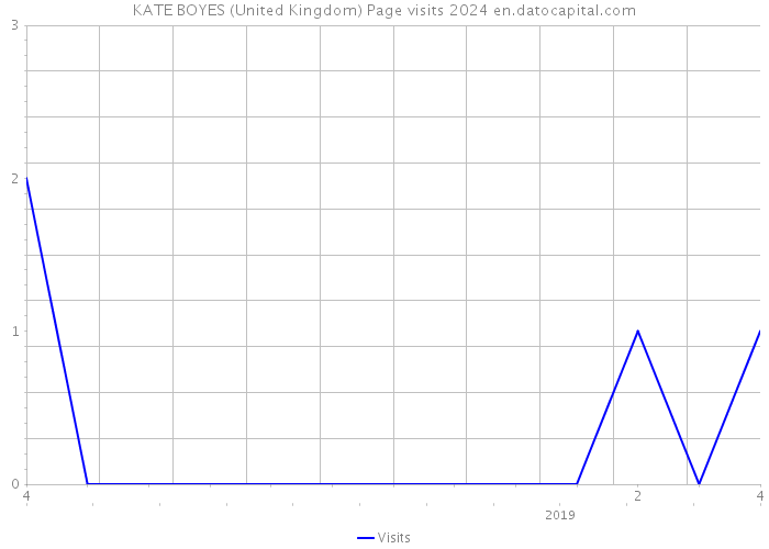 KATE BOYES (United Kingdom) Page visits 2024 