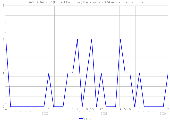 DAVID BACKER (United Kingdom) Page visits 2024 