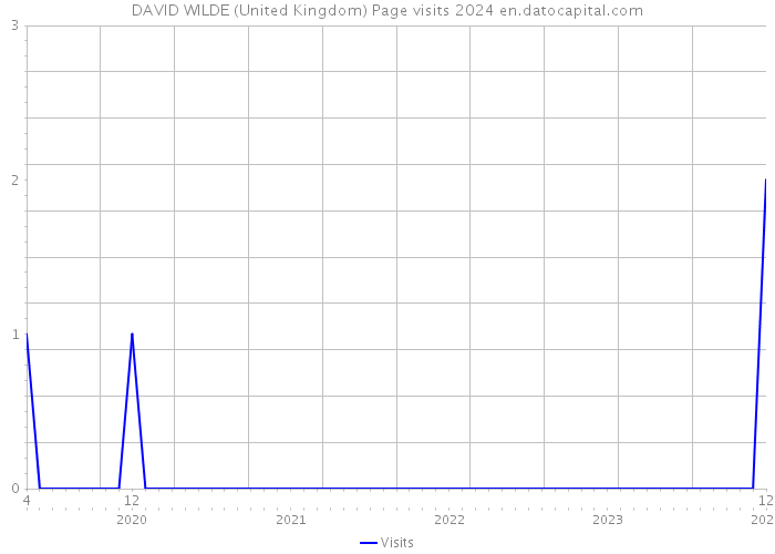 DAVID WILDE (United Kingdom) Page visits 2024 
