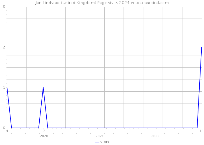 Jan Lindstad (United Kingdom) Page visits 2024 