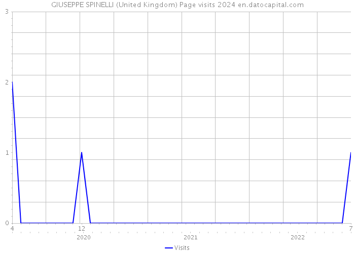 GIUSEPPE SPINELLI (United Kingdom) Page visits 2024 