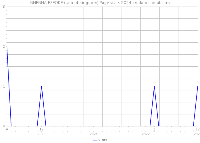 NNENNA EZEOKE (United Kingdom) Page visits 2024 
