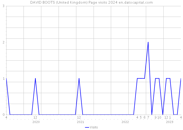 DAVID BOOTS (United Kingdom) Page visits 2024 