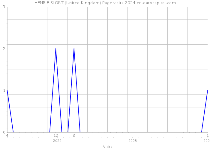 HENRIE SLORT (United Kingdom) Page visits 2024 