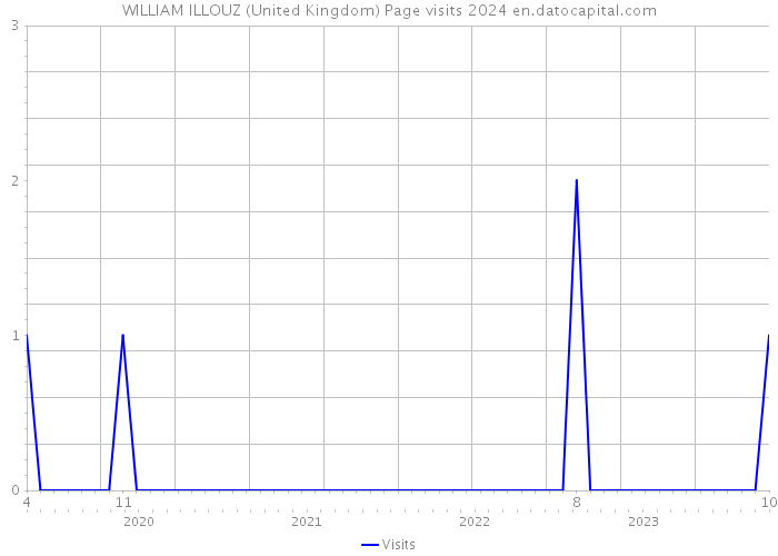 WILLIAM ILLOUZ (United Kingdom) Page visits 2024 
