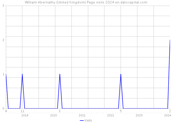 William Abernathy (United Kingdom) Page visits 2024 