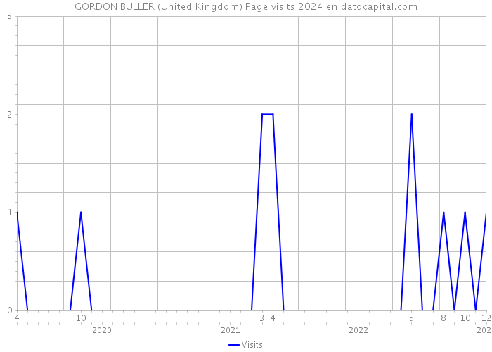 GORDON BULLER (United Kingdom) Page visits 2024 