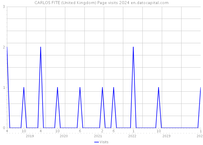 CARLOS FITE (United Kingdom) Page visits 2024 