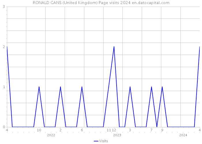 RONALD GANS (United Kingdom) Page visits 2024 