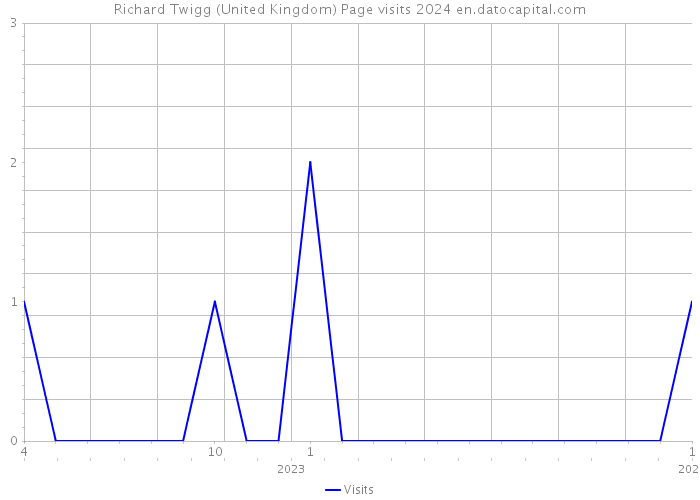 Richard Twigg (United Kingdom) Page visits 2024 
