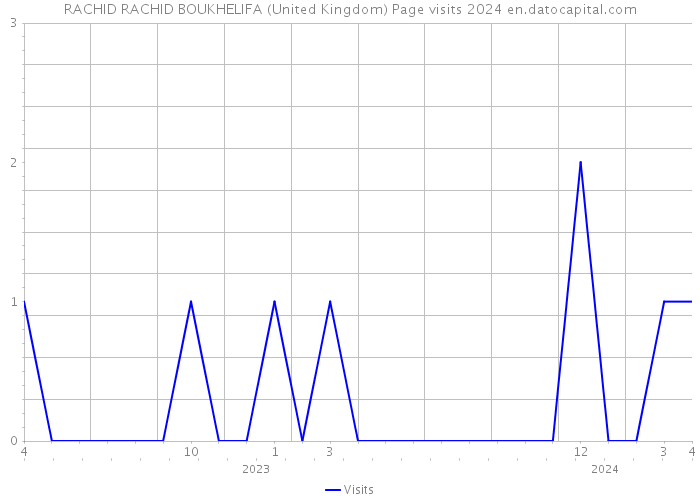 RACHID RACHID BOUKHELIFA (United Kingdom) Page visits 2024 