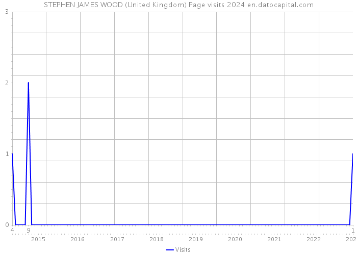 STEPHEN JAMES WOOD (United Kingdom) Page visits 2024 