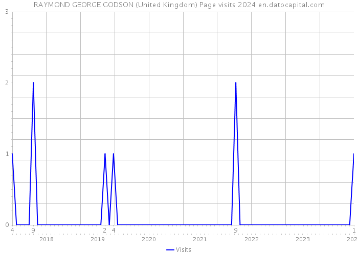 RAYMOND GEORGE GODSON (United Kingdom) Page visits 2024 