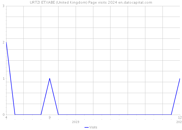 URTZI ETXABE (United Kingdom) Page visits 2024 