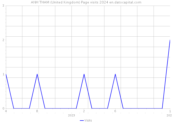 ANH THAM (United Kingdom) Page visits 2024 