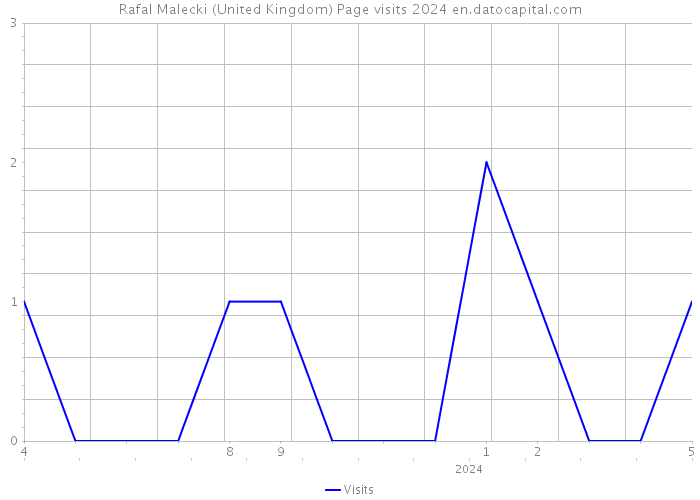 Rafal Malecki (United Kingdom) Page visits 2024 