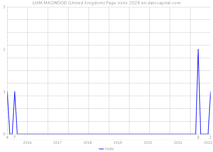 LIAM MAGWOOD (United Kingdom) Page visits 2024 