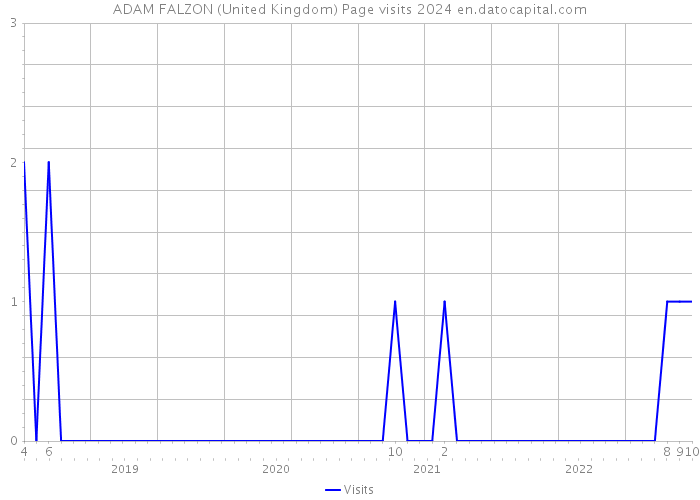 ADAM FALZON (United Kingdom) Page visits 2024 