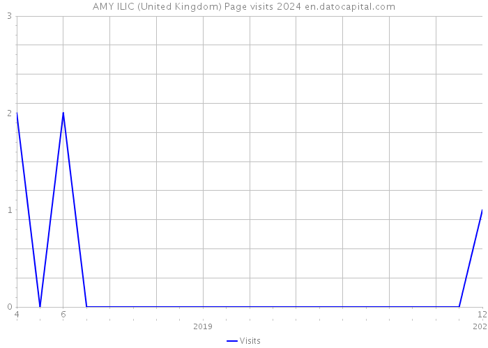 AMY ILIC (United Kingdom) Page visits 2024 